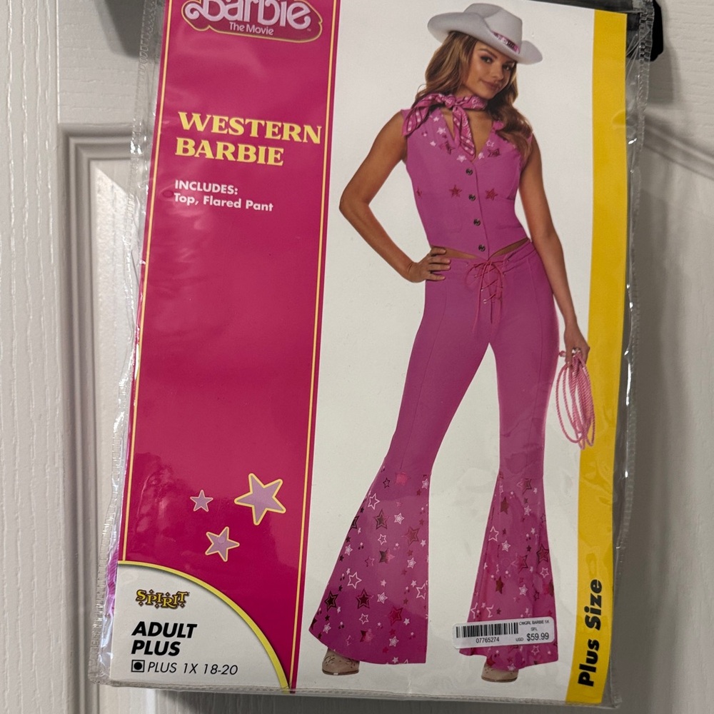 Spirit 1X Western Barbie Halloween Costume